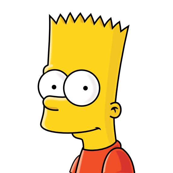 Vamos começar a desenhar o Bart Simpson! Primeiro vamos traçar um retâ